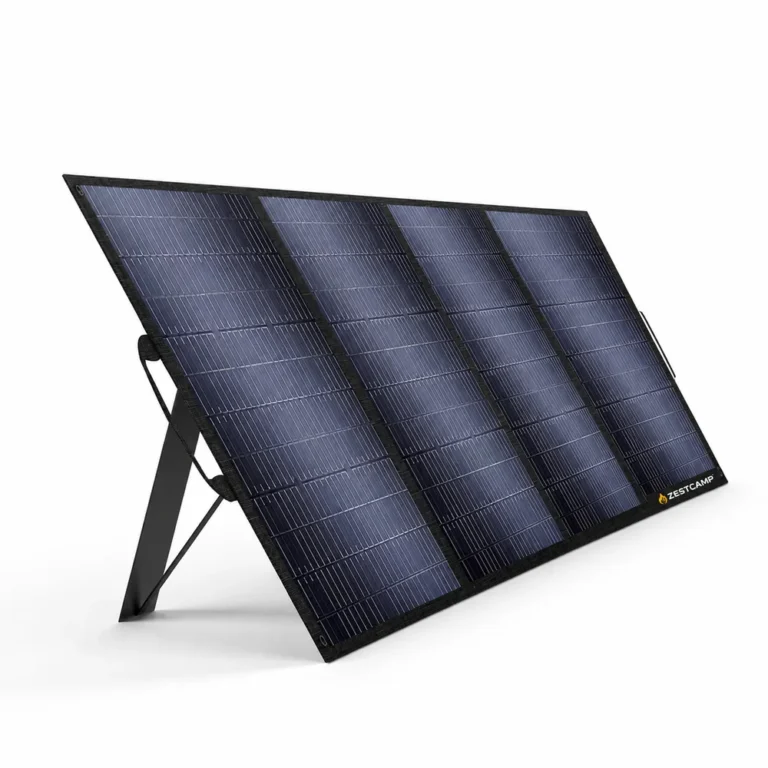 Сгъваем соларен панел ZESTCAMP ZC-SP200 200W с MC4 конектори за кемпери, каравани, вили и къмпинг бази