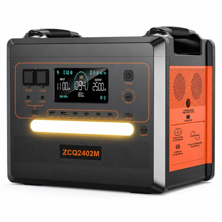 ZCQ2402M Преносима електроцентрала 2500W / 2304Wh за кемпери, каравани, вили и къмпинг бази