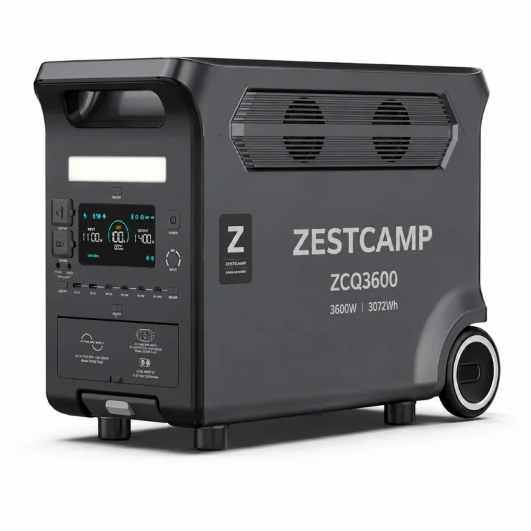 ZCQ3600 Преносима електроцентрала 3840Wh / 3600W за кемпери, каравани, вили и къмпинг бази